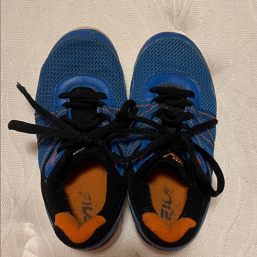 Fila Kids Blue and Black Sneakers